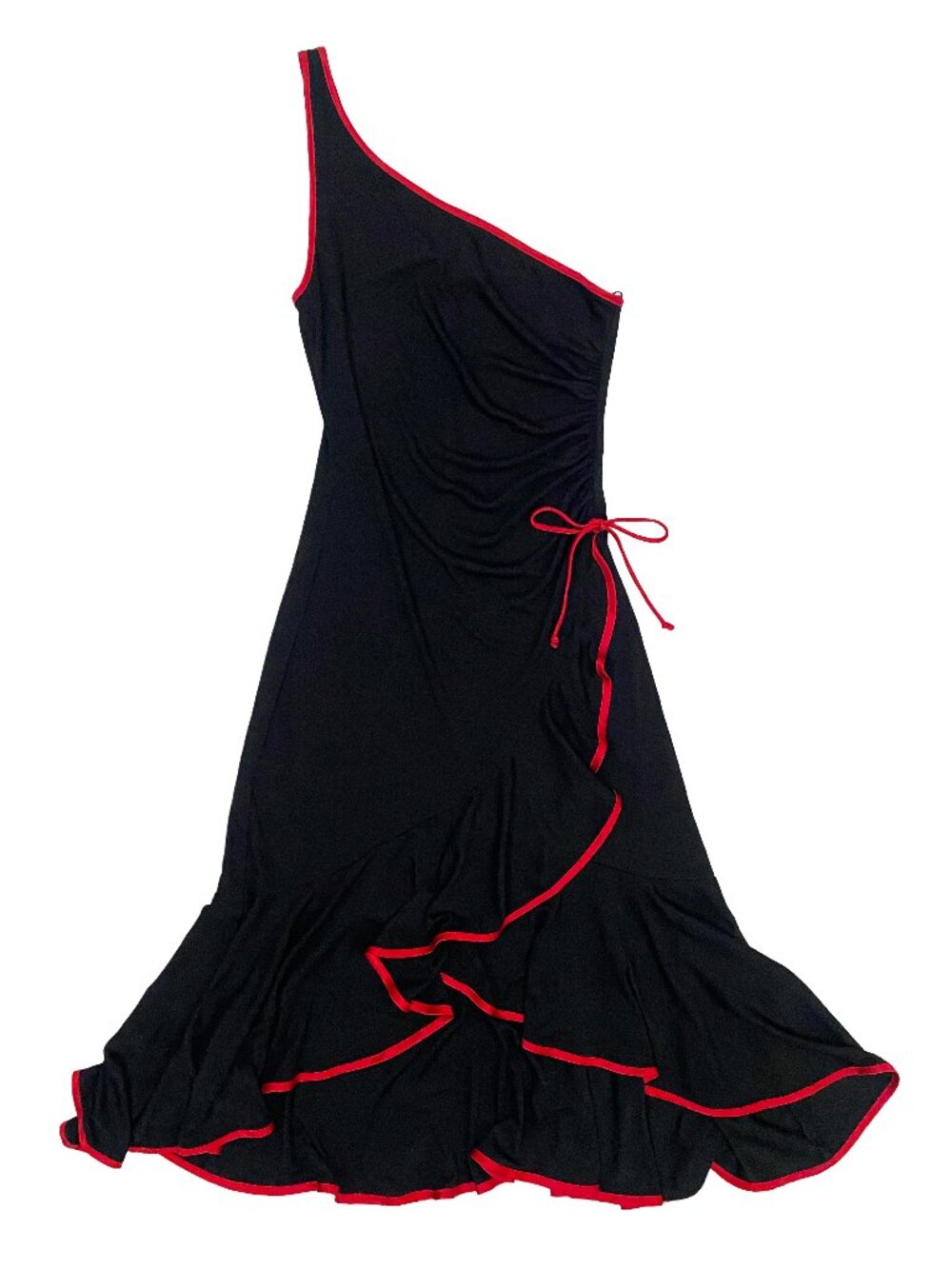 City Triangles 2000s red and black lolita salsa midi dress